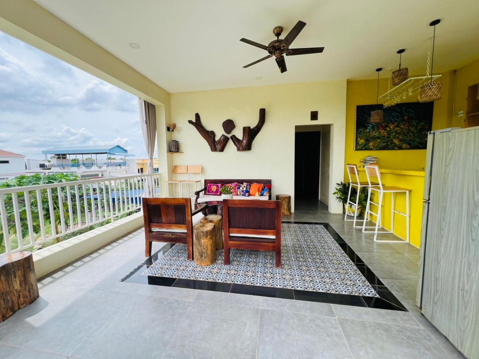 סיאם ריפ Homestay Yellow Natural House מראה חיצוני תמונה